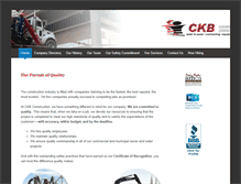 Tablet Screenshot of ckbconstruction.com